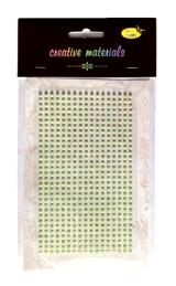 Stiker z 527 perełkami wielkości 3 mm koloru jasnozielonego Kod towaru : NT-P3 51 Stiker z 527 perełkami wielkości 3 mm koloru jasnozielonego Kod towaru : NT-P3 51